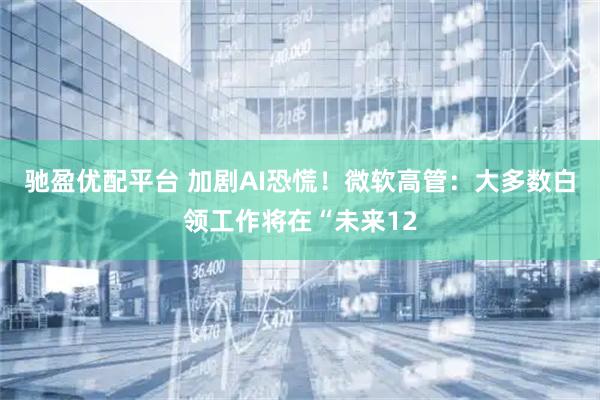 驰盈优配平台 加剧AI恐慌！微软高管：大多数白领工作将在“未来12